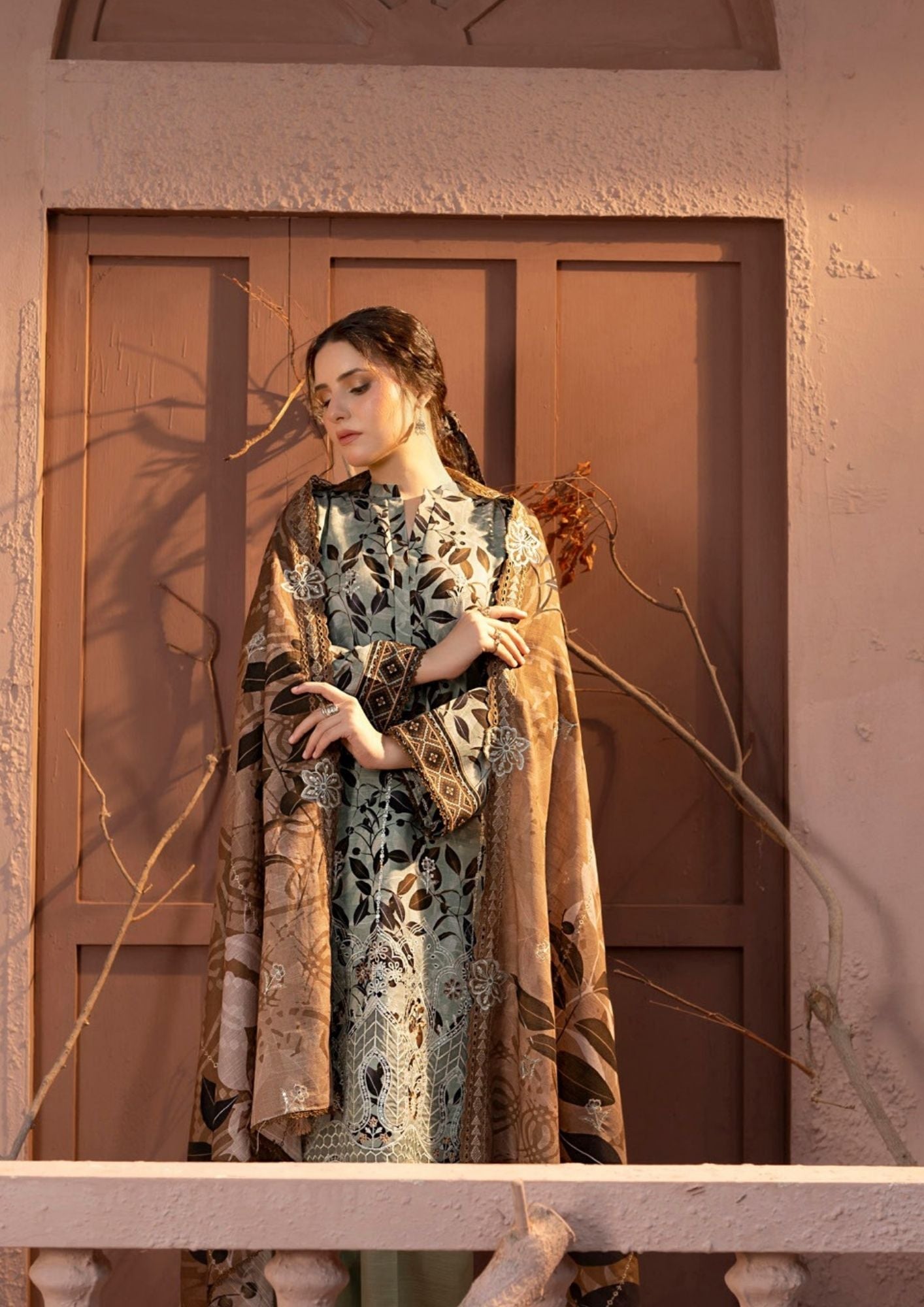 Khaddar 01 Exclusive Prints | Luxury Winter Embroidered Khaddar 3 Piec ...