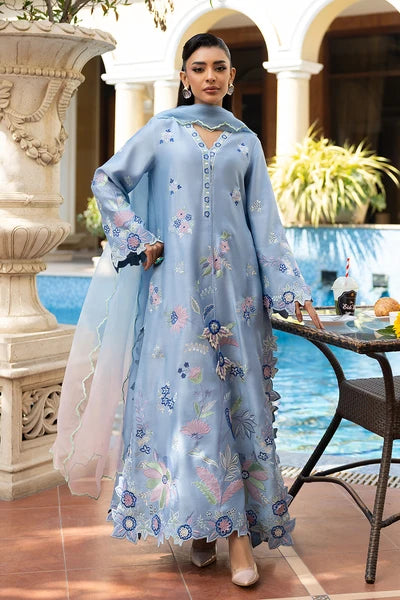 SANIA MANAHIL | Luxury Embroidered Silk 3 Piece Suit – alhassan