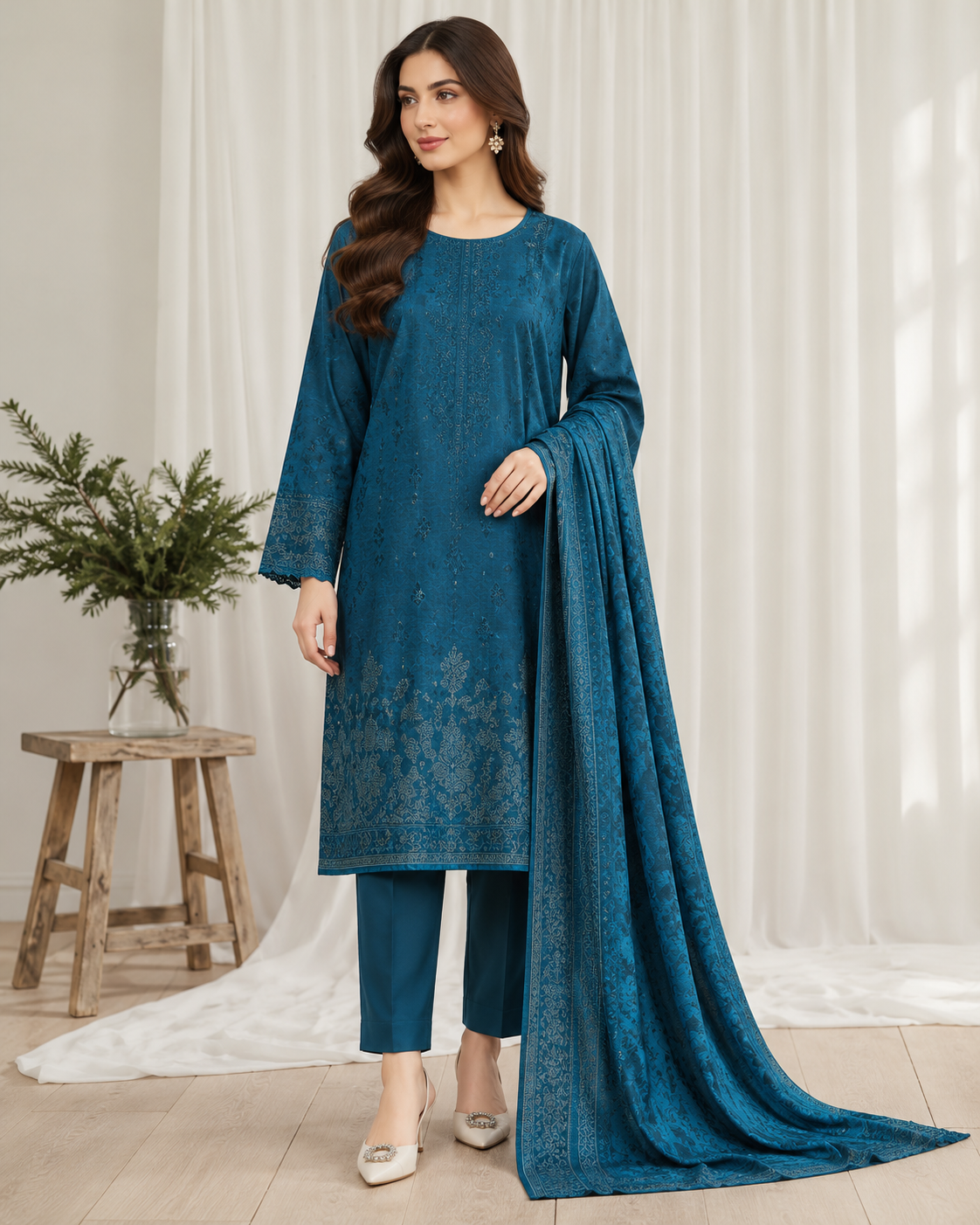 MIRA | Luxury Fancy Broshia Lawn Festive & Occasion Wear Dress – alhassan