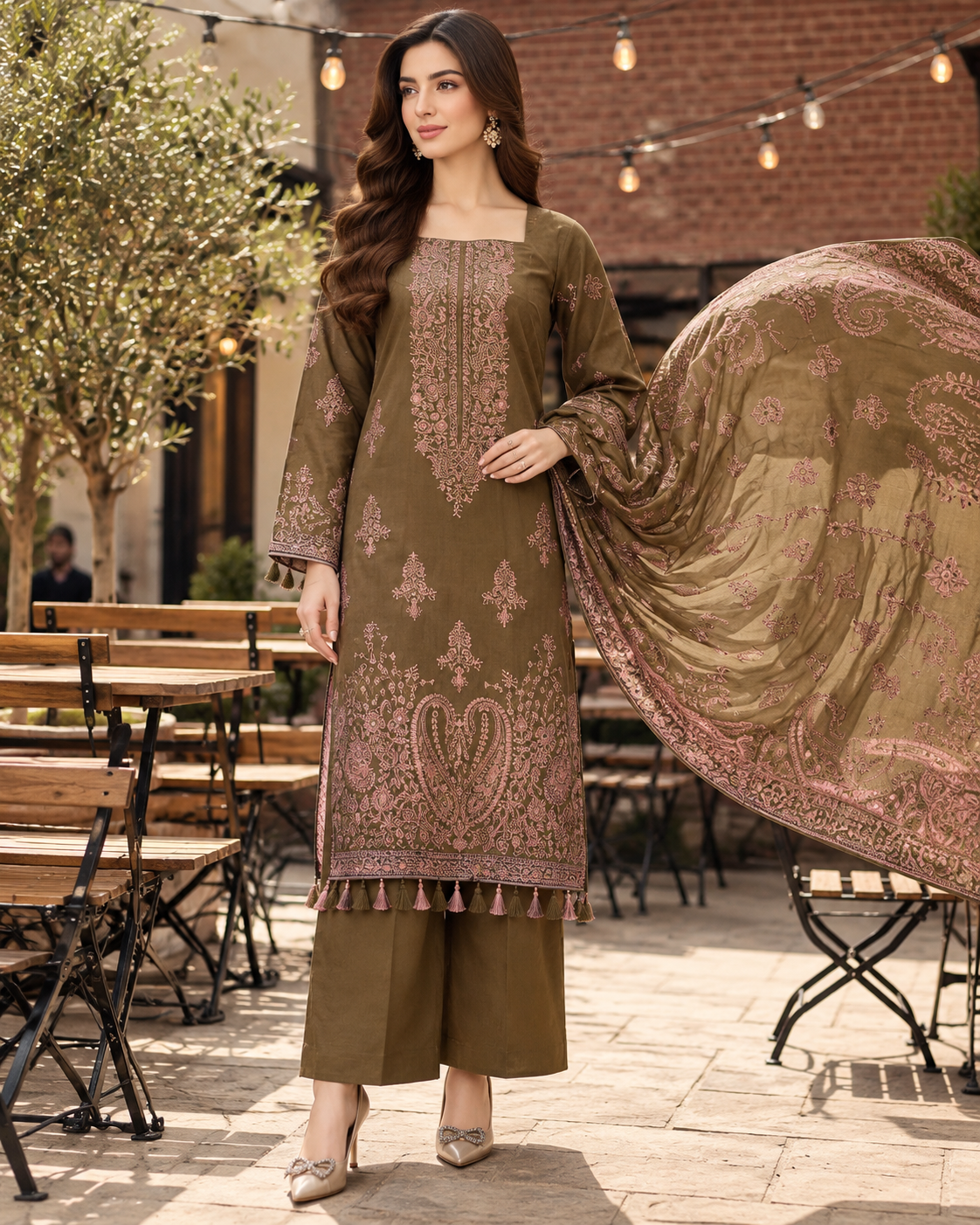 Saya | Luxury Fancy Lawn Embroidered 3 Piece Suit – alhassan