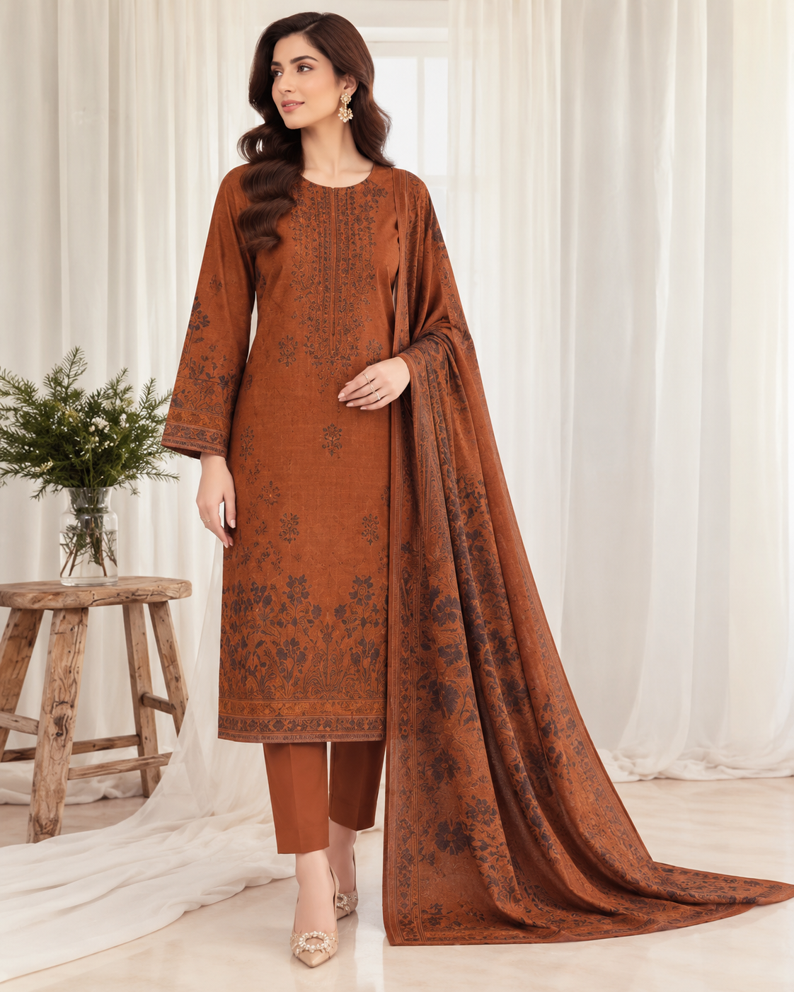 MIRA | Luxury Fancy Broshia Lawn Festive & Occasion Wear Dress – alhassan